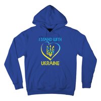 Support Ukraine I Stand With Ukraine Ukrainian Flag Gift Hoodie