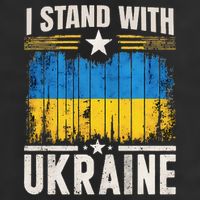 Support Ukraine I Stand With Ukraine Ukrainian Flag Cool Comfort Performance Bucket Hat