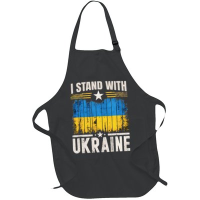 Support Ukraine I Stand With Ukraine Ukrainian Flag Apron