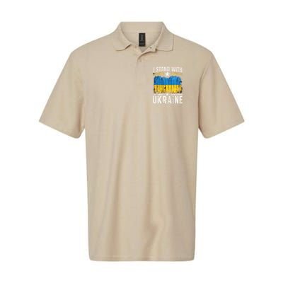 Support Ukraine I Stand With Ukraine Ukrainian Flag Polo