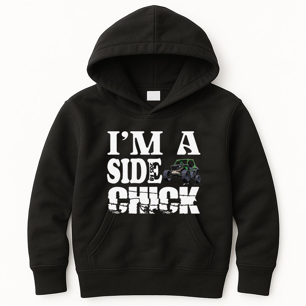Sxs Utv IM A Side Chick Kids Hoodie