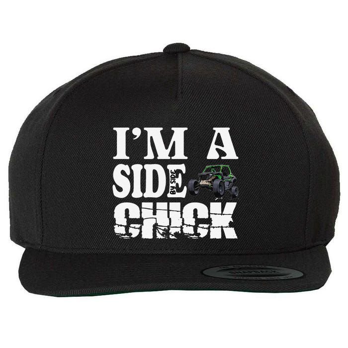 Sxs Utv IM A Side Chick Wool Snapback Cap