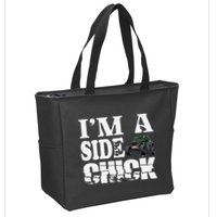 Sxs Utv IM A Side Chick Zip Tote Bag