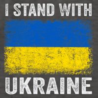 Support Ukraine I Stand With Ukraine Ukrainian Flag Vector Backpack
