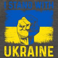 Support Ukraine I Stand With Ukraine Ukrainian Flag Meaningful Gift Vector Backpack