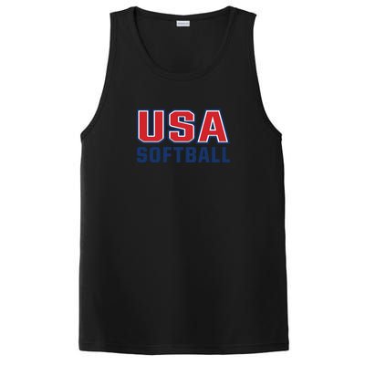 Softball USA I Love Softball PosiCharge Competitor Tank