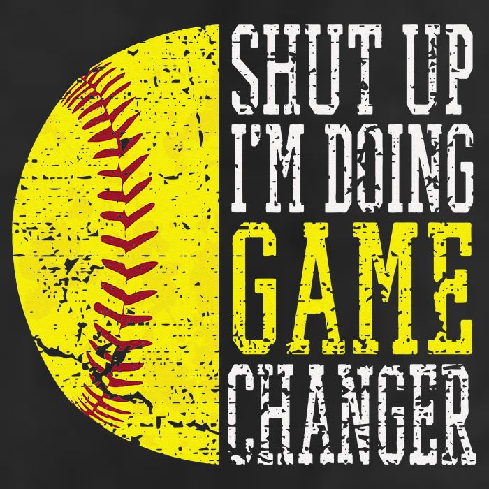 Shut Up I'm Doing Game Changer Funny Baseball Player 25L Jumbo Tote