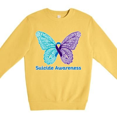 Suicide Awareness Premium Crewneck Sweatshirt