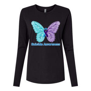 Suicide Awareness Womens Cotton Relaxed Long Sleeve T-Shirt