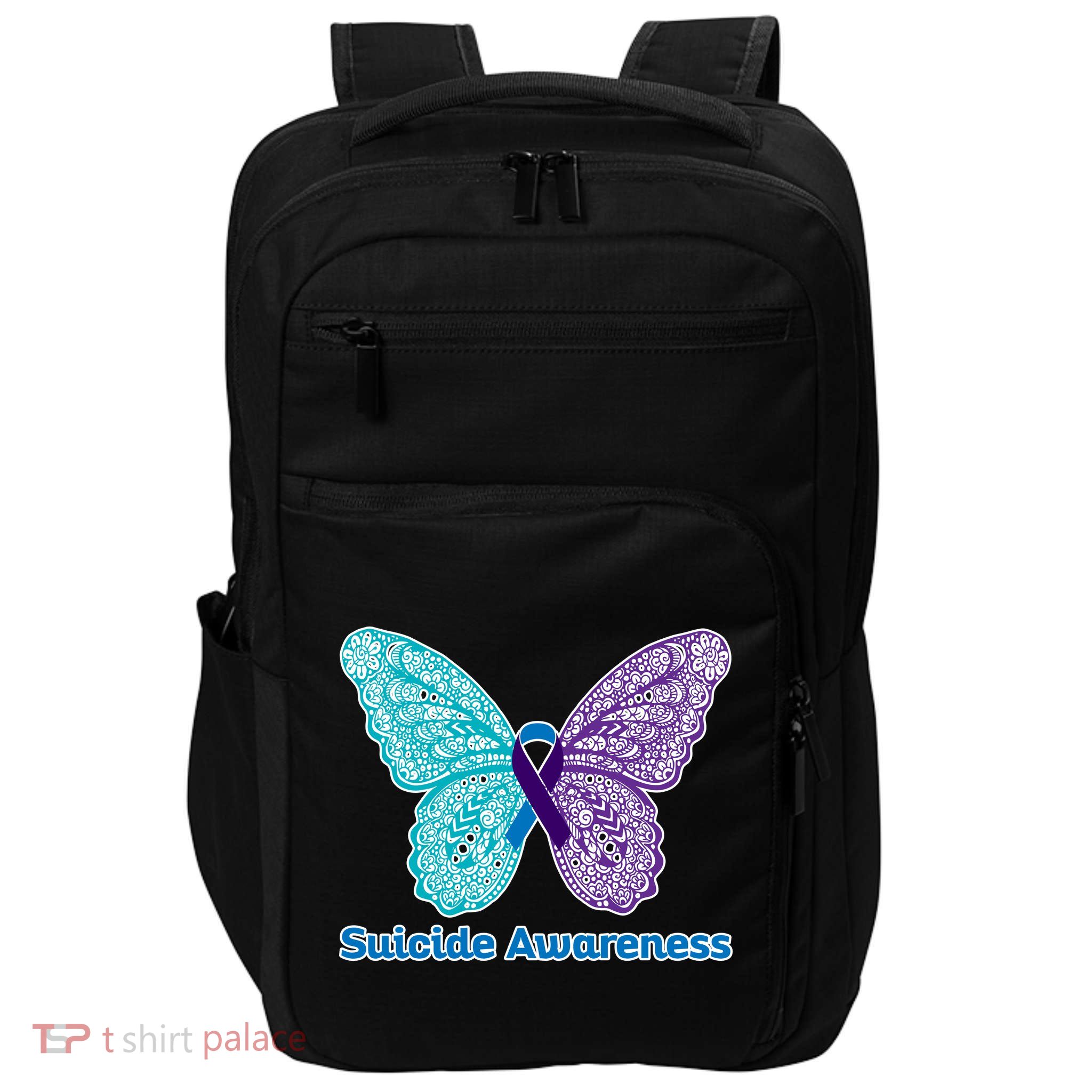 Suicide Awareness Impact Tech Backpack