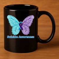 Suicide Awareness 11oz C Handle Ceramic Mug