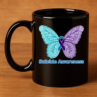 Suicide Awareness 11oz C Handle Ceramic Mug