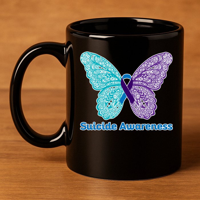 Suicide Awareness 11oz C Handle Ceramic Mug