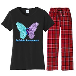 Suicide Awareness Women's Flannel Pajama Set