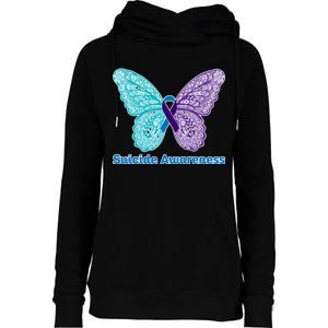 Suicide Awareness Womens Funnel Neck Pullover Hood