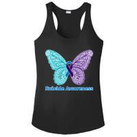 Suicide Awareness Ladies PosiCharge Competitor Racerback Tank