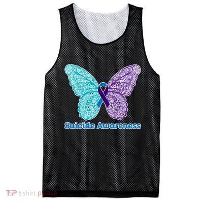 Suicide Awareness Mesh Reversible Basketball Jersey Tank