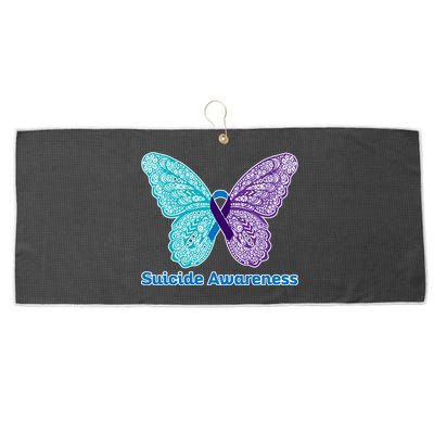 Suicide Awareness Large Microfiber Waffle Golf Towel