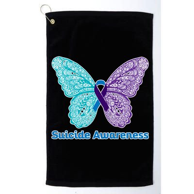 Suicide Awareness Platinum Collection Golf Towel