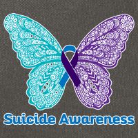 Suicide Awareness Cotton Canvas Backpack