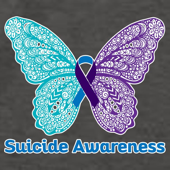 Suicide Awareness Vector Backpack
