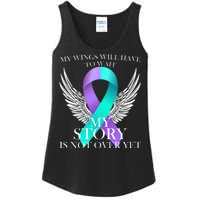 Suicide Prevention Angel Wings Ribbon Ladies Essential Tank