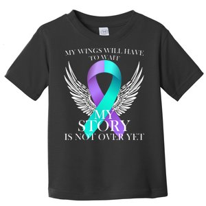 Suicide Prevention Angel Wings Ribbon Toddler T-Shirt