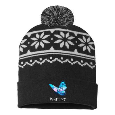 Suicide Prevention Awareness USA-Made Snowflake Beanie