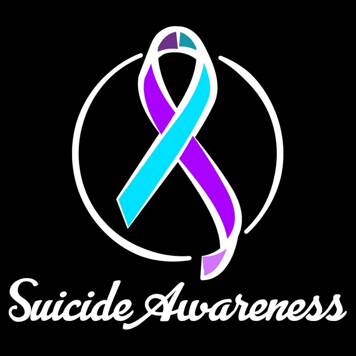 Suicide Prevention Awareness Ribbon Cooling Performance Crew T-Shirt