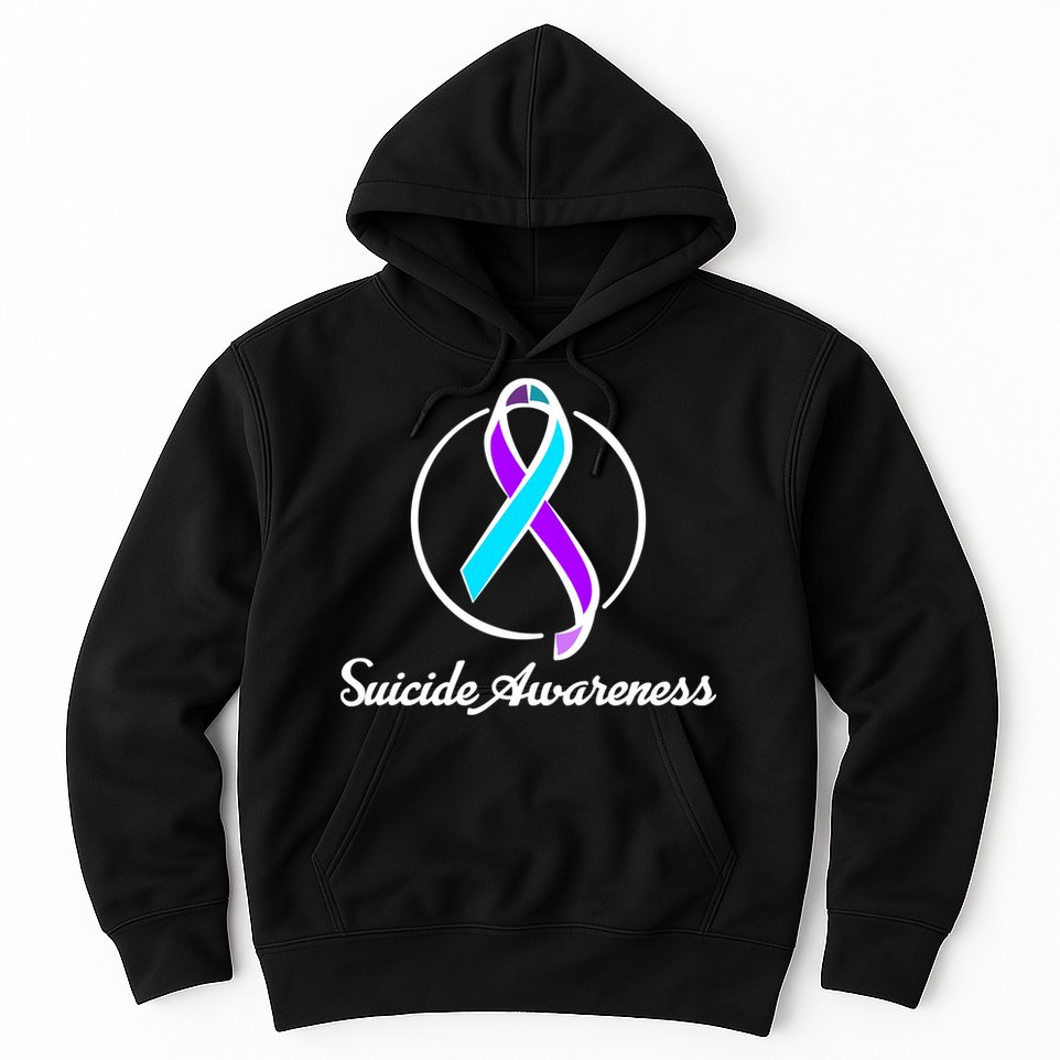 Suicide Prevention Awareness Ribbon Hoodie
