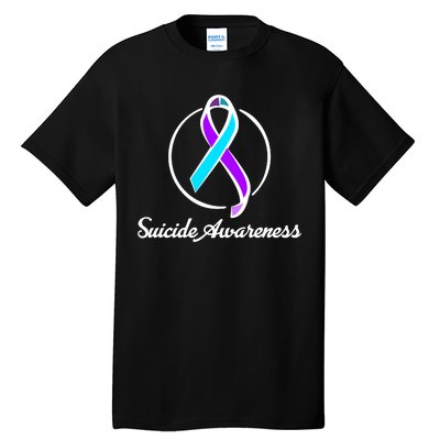 Suicide Prevention Awareness Ribbon Tall T-Shirt