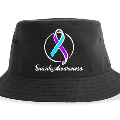 Suicide Prevention Awareness Ribbon Sustainable Bucket Hat