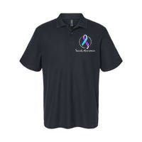 Suicide Prevention Awareness Ribbon Softstyle Adult Sport Polo