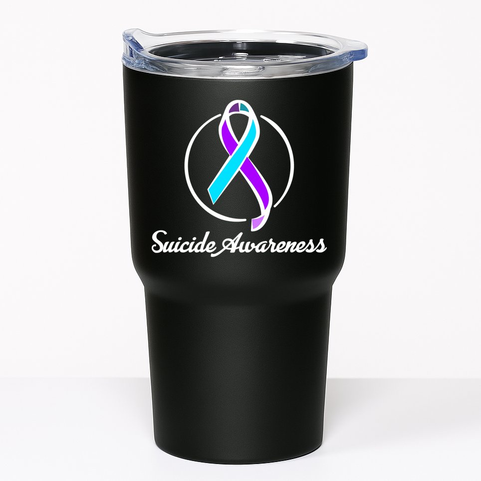 Suicide Prevention Awareness Ribbon Tumbler
