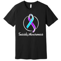 Suicide Prevention Awareness Ribbon Premium T-Shirt