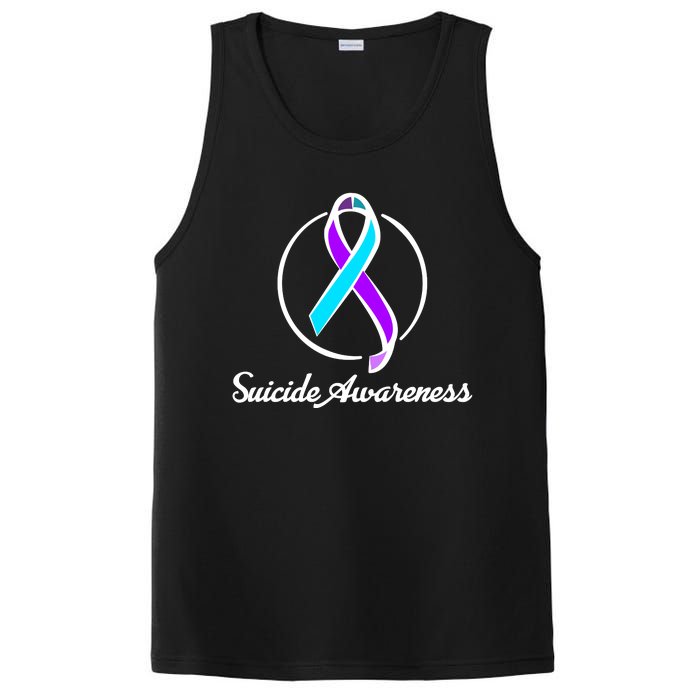 Suicide Prevention Awareness Ribbon PosiCharge Competitor Tank