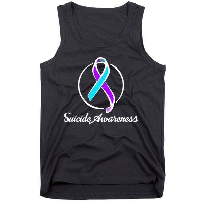 Suicide Prevention Awareness Ribbon Tank Top