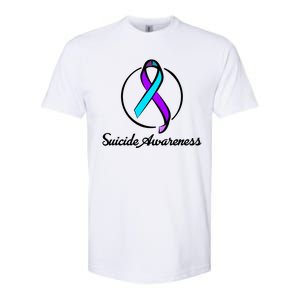 Suicide Prevention Awareness Ribbon Softstyle CVC T-Shirt