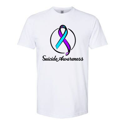 Suicide Prevention Awareness Ribbon Softstyle CVC T-Shirt