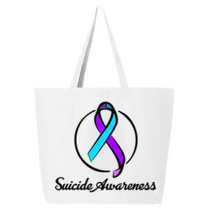 Suicide Prevention Awareness Ribbon 25L Jumbo Tote