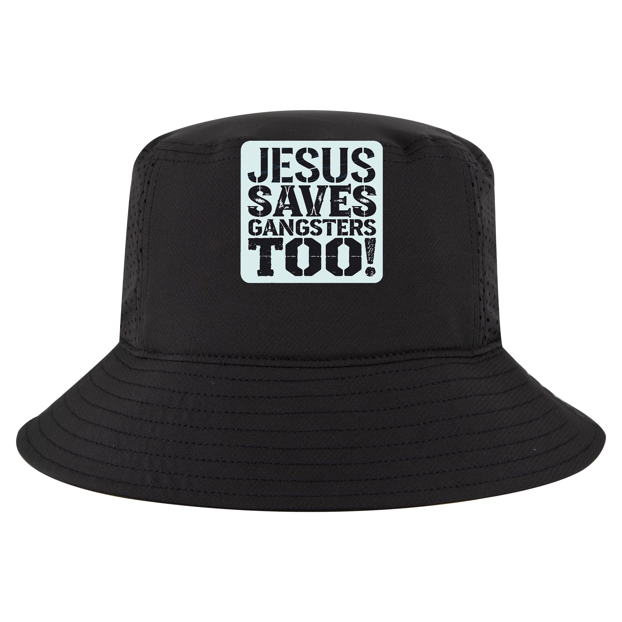 Squabble Up Jesus Saves Gangsters Too! Adult Drive Performance Visor