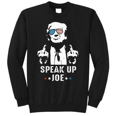 Speak Up Joe Funny Presidential Debate 2024 Sweatshirt