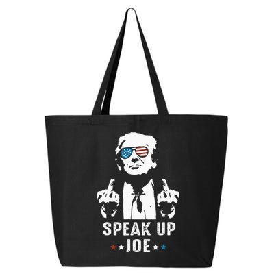 Speak Up Joe Funny Presidential Debate 2024 25L Jumbo Tote