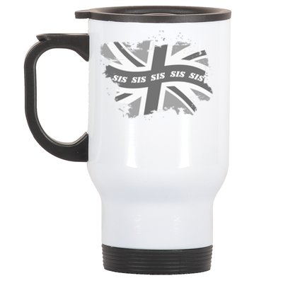 Sister Union Jack And Family Matching Clothes Cool Sis Meaningful Gift Stainless Steel Travel Mug