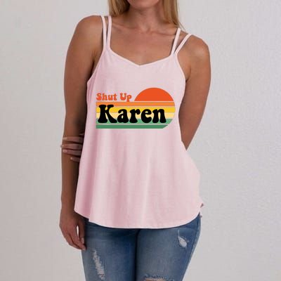 Shut Up Karen Vintage Retro Women's Strappy Tank