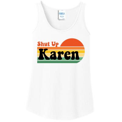 Shut Up Karen Vintage Retro Ladies Essential Tank