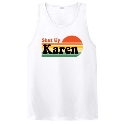 Shut Up Karen Vintage Retro PosiCharge Competitor Tank