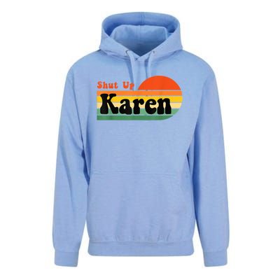 Shut Up Karen Vintage Retro Unisex Surf Hoodie