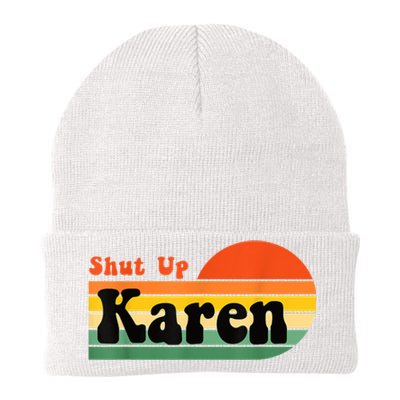 Shut Up Karen Vintage Retro Knit Cap Winter Beanie