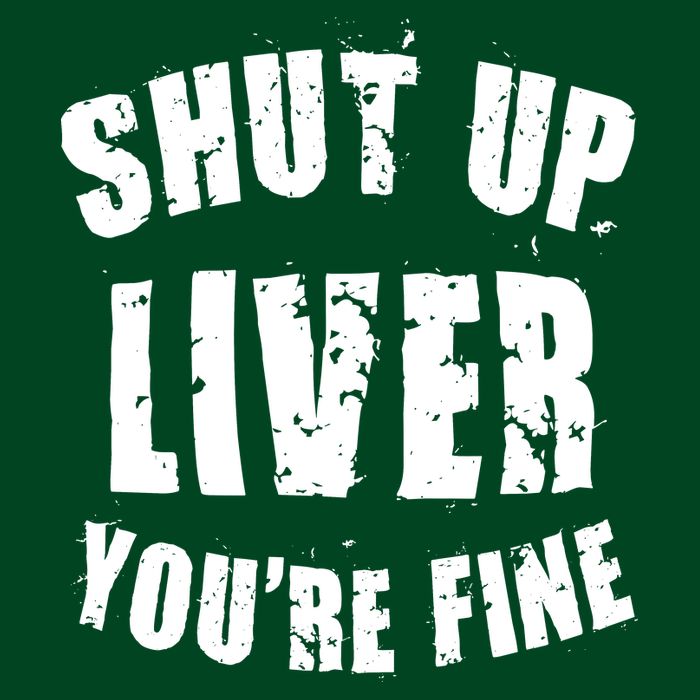 Shut Up Liver You're Fine Cooling Performance Long Sleeve Crew